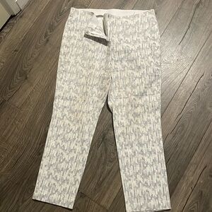 Cute white and silver slacks